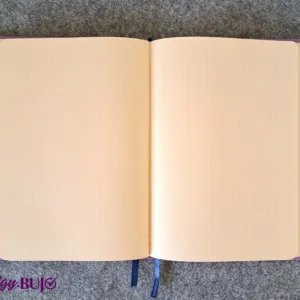 نوت بوك B5 منقط هارد كوفر 17×24 سم مع تقفيل 180°، 2 فاصل ستان، جيب داخلي كبير، زوايا دائرية، أستك خارجي، 120 ورقة كريمي 110جم من Egy Bujo