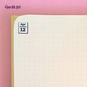 ستيكرز Daily Log تأريخ أيام أسابيع أبريل مايو مقاس 1×1 سم 12 شيت للبلانر اليومي من Egy Bujo